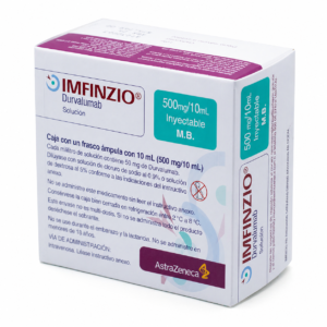 caja de producto imfinzio de 500 mg